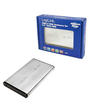 Logilink Enclosure 2.5 inch S-ATA HDD USB 2.0 Alu 2.5"