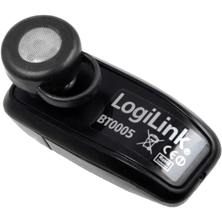 Logilink Bluetooth Earclip Headset BT0005 Built-in microphone