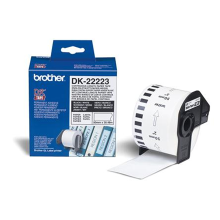Brother DK-22223 Continuous Length Paper Label White