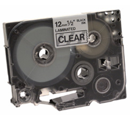 Brother TZe-131 Laminated Tape Black on Clear