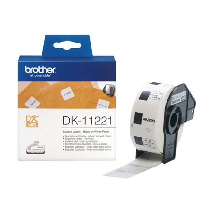 Brother DK-11221 Square Paper Label White DK 23mm