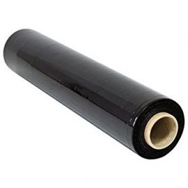 Stretch wrapping film 17x450mm 200m black