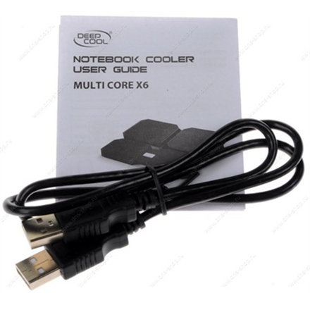 deepcool Multicore x6 Notebook cooler up to 15.6" 	900g g