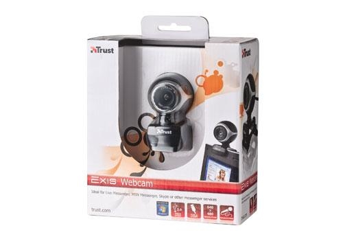CAMERA WEBCAM USB2 EXIS/BLACK/SILVER 17003 TRUST