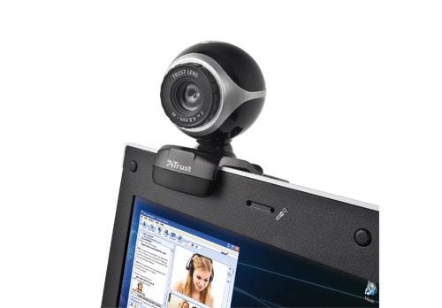 CAMERA WEBCAM USB2 EXIS/BLACK/SILVER 17003 TRUST