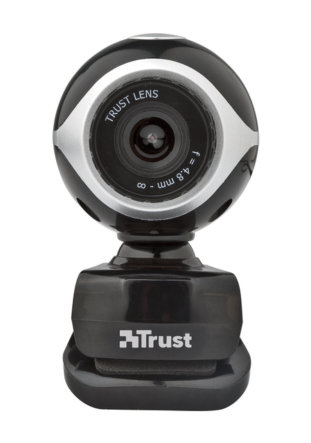 CAMERA WEBCAM USB2 EXIS/BLACK/SILVER 17003 TRUST
