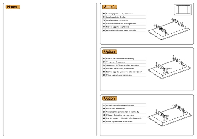 TV SET ACC WALL MOUNT SILVER/32-70" PLASMA-W200 NEOMOUNTS