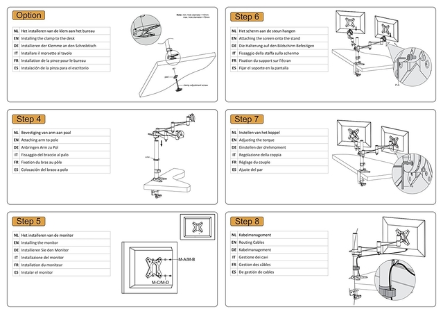 TV SET ACC DESK MOUNT 10-24"/FPMA-D1330DSILVER NEOMOUNTS