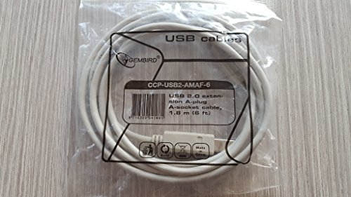 CABLE USB2 EXTENSION AM-AF/1.8M CCP-USB2-AMAF-6 GEMBIRD