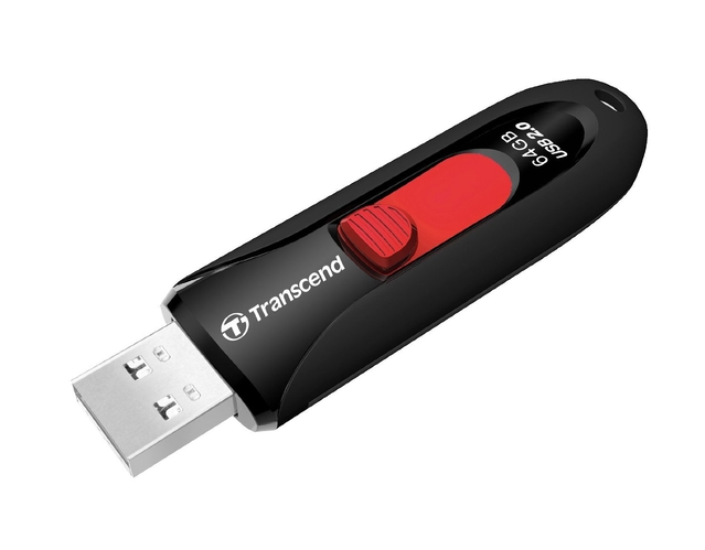MEMORY DRIVE FLASH USB2 64GB/590 TS64GJF590K TRANSCEND