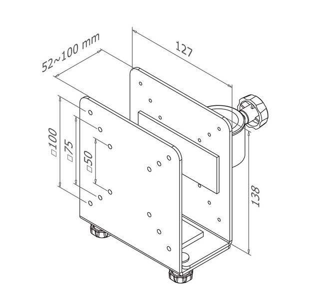 PC ACC THIN CLIENT MOUNT/10KG THINCLIENT-10 NEOMOUNTS
