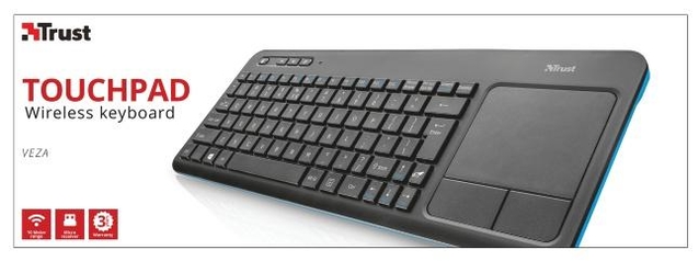 KEYBOARD WRL VEZA TOUCHPAD/ENG 20960 TRUST