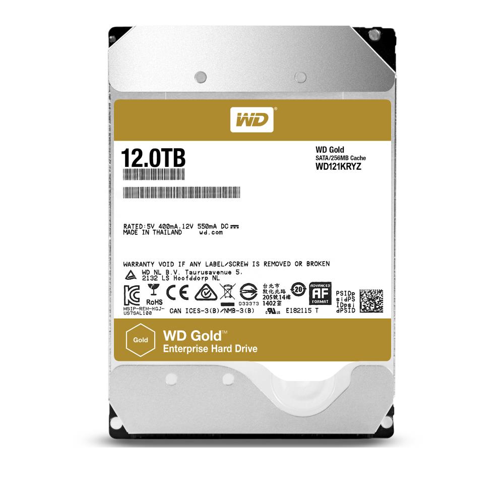 WESTERN DIGITAL Gold 12TB SATA 3.0