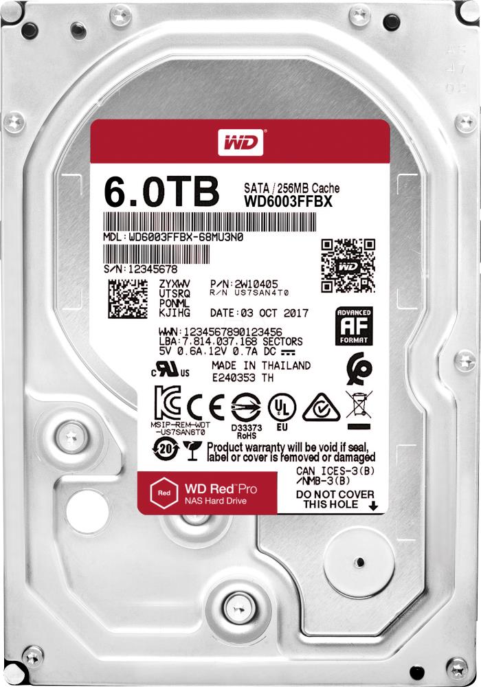 WESTERN DIGITAL Red Pro 6TB SATA 3.0