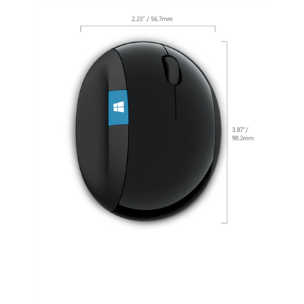 Microsoft 5LV-00002 Sculpt Ergonomic Mouse for Business Black