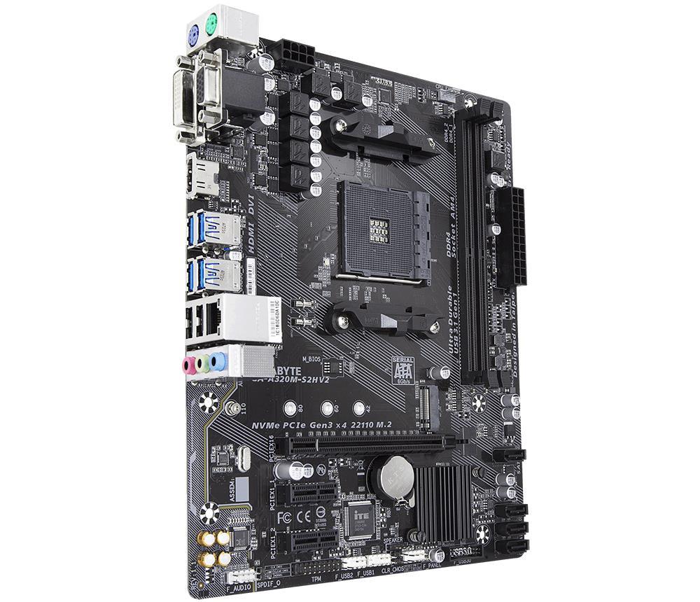 GIGABYTE AMD B350 SAM4 MicroATX
