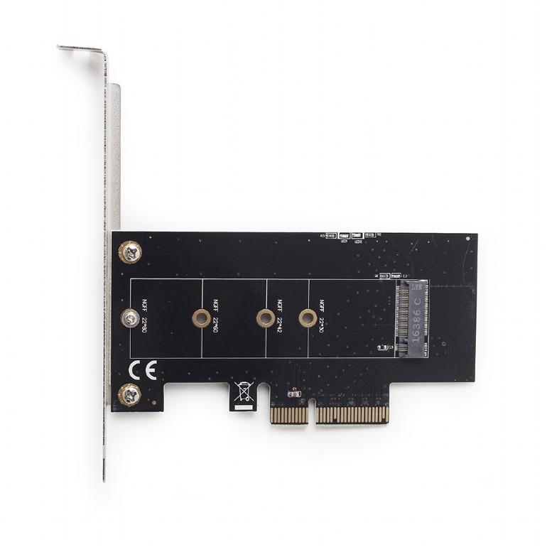 PC ACC M.2 SSD ADAPTER PCI-E/ADD-ON CARD PEX-M2-01 GEMBIRD