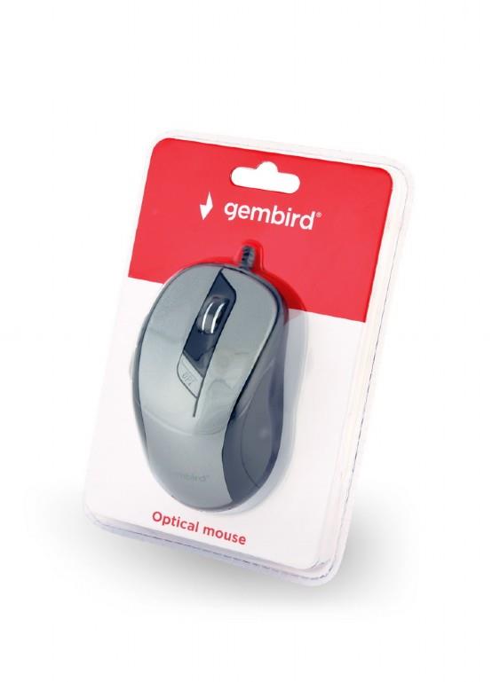 MOUSE USB OPTICAL BLACK/GREY/MUS-6B-01-BG GEMBIRD