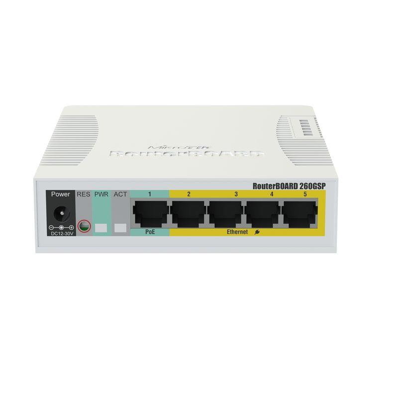 MIKROTIK CSS106-1G-4P-1S 5x10Base-T / 100Base-TX / 1000Base-T 1xSFP