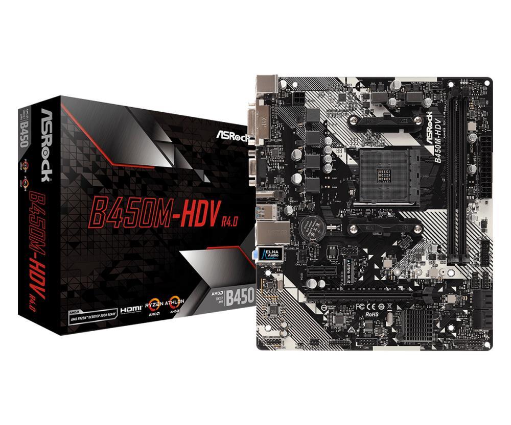 ASROCK AMD B450 SAM4 MicroATX