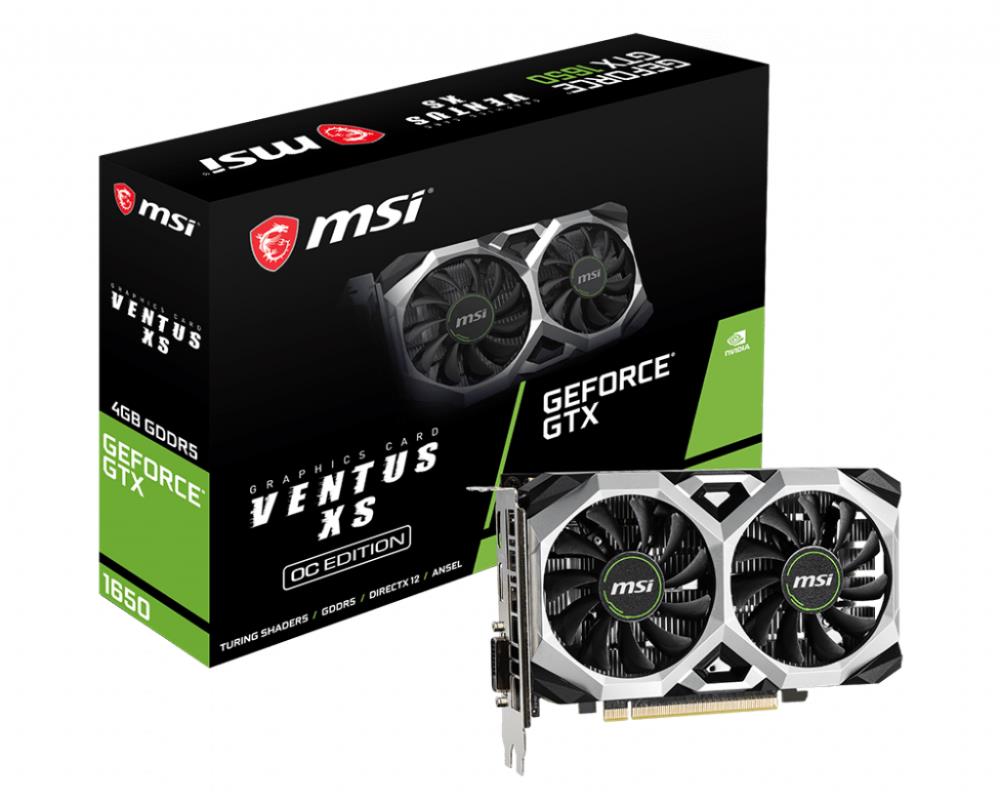 Graphics Card MSI NVIDIA GeForce GTX 1650 4 GB