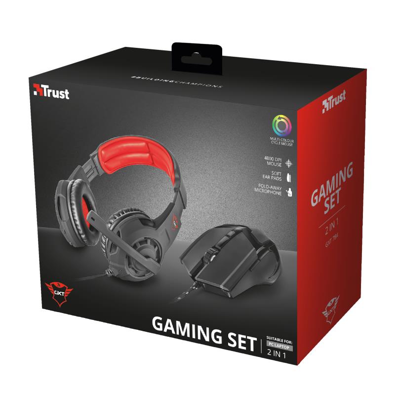 HEADSET +MOUSE GXT784/21472 TRUST