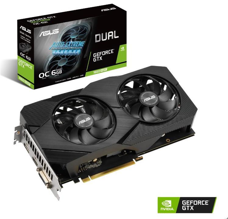Graphics Card ASUS NVIDIA GeForce GTX 1660 SUPER 6 GB