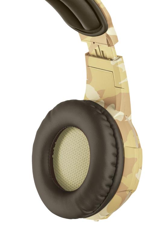 HEADSET GXT 310D RADIUS/DESERT CAMO 22208 TRUST