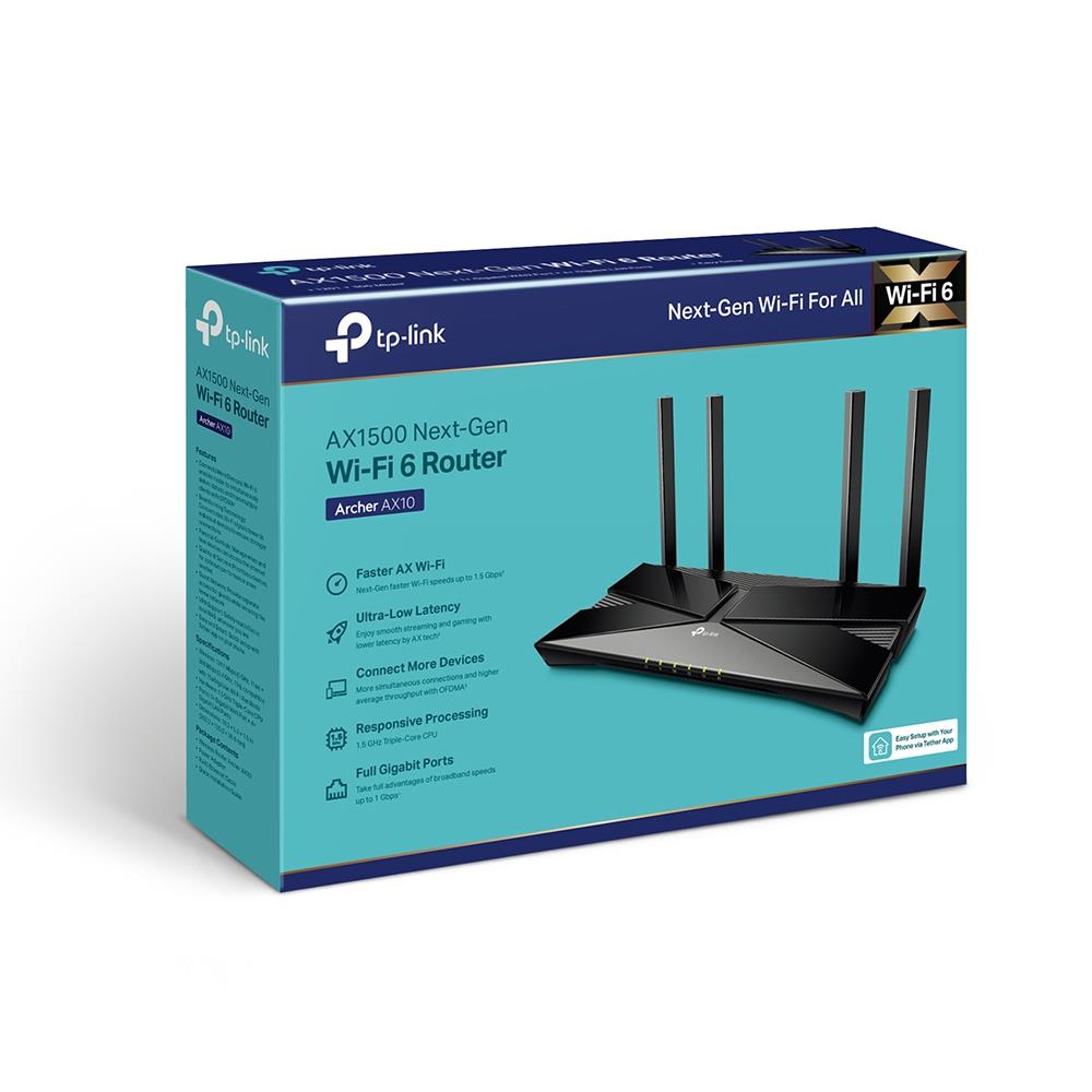 TP-LINK Wireless Router 1500 Mbps Wi-Fi 6