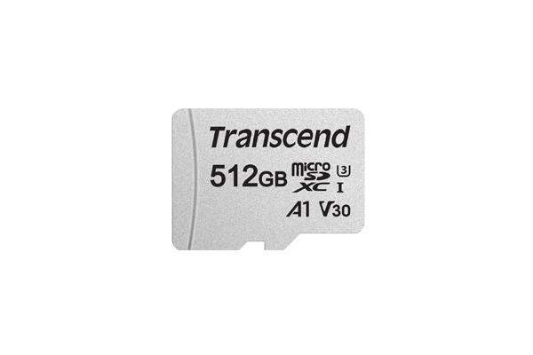 MEMORY MICRO SDXC 512GB W/A/TS512GUSD300S-A TRANSCEND