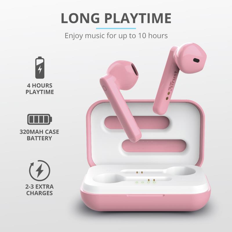 HEADSET PRIMO TOUCH BLUETOOTH/PINK 23782 TRUST