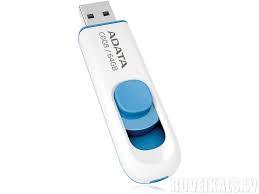 MEMORY DRIVE FLASH USB2 64GB/WH./BLUE AC008-64G-RWE ADATA