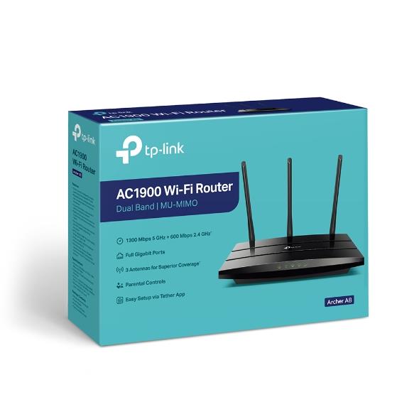 Wireless Router TP-LINK Router 1900 Mbps