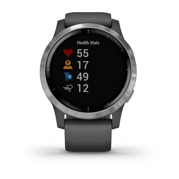 SMARTWATCH VIVOACTIVE 4 SHADOW/GRAY/SILV 010-02174-03 GARMIN