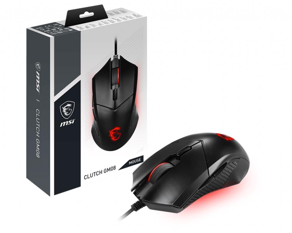 MOUSE USB OPTICAL GAMING/CLUTCH GM08 MSI