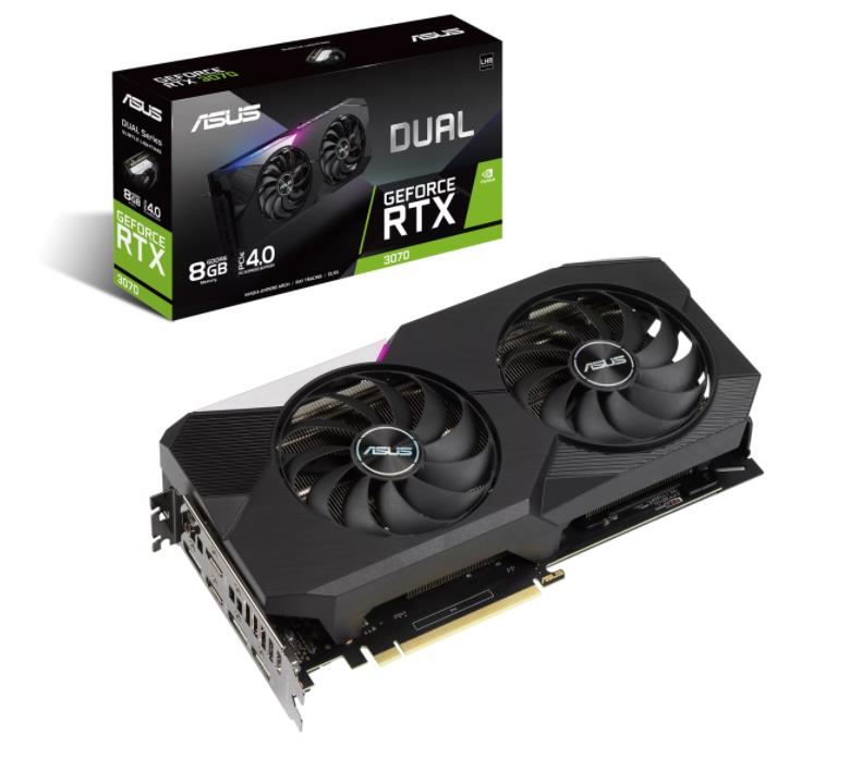 Graphics Card ASUS NVIDIA GeForce RTX 3070 8 GB