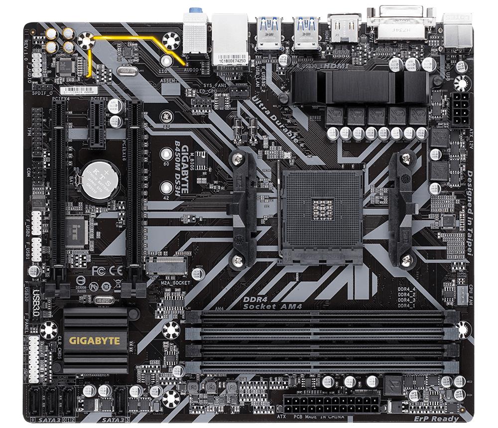 Mainboard GIGABYTE AMD B450 SAM4