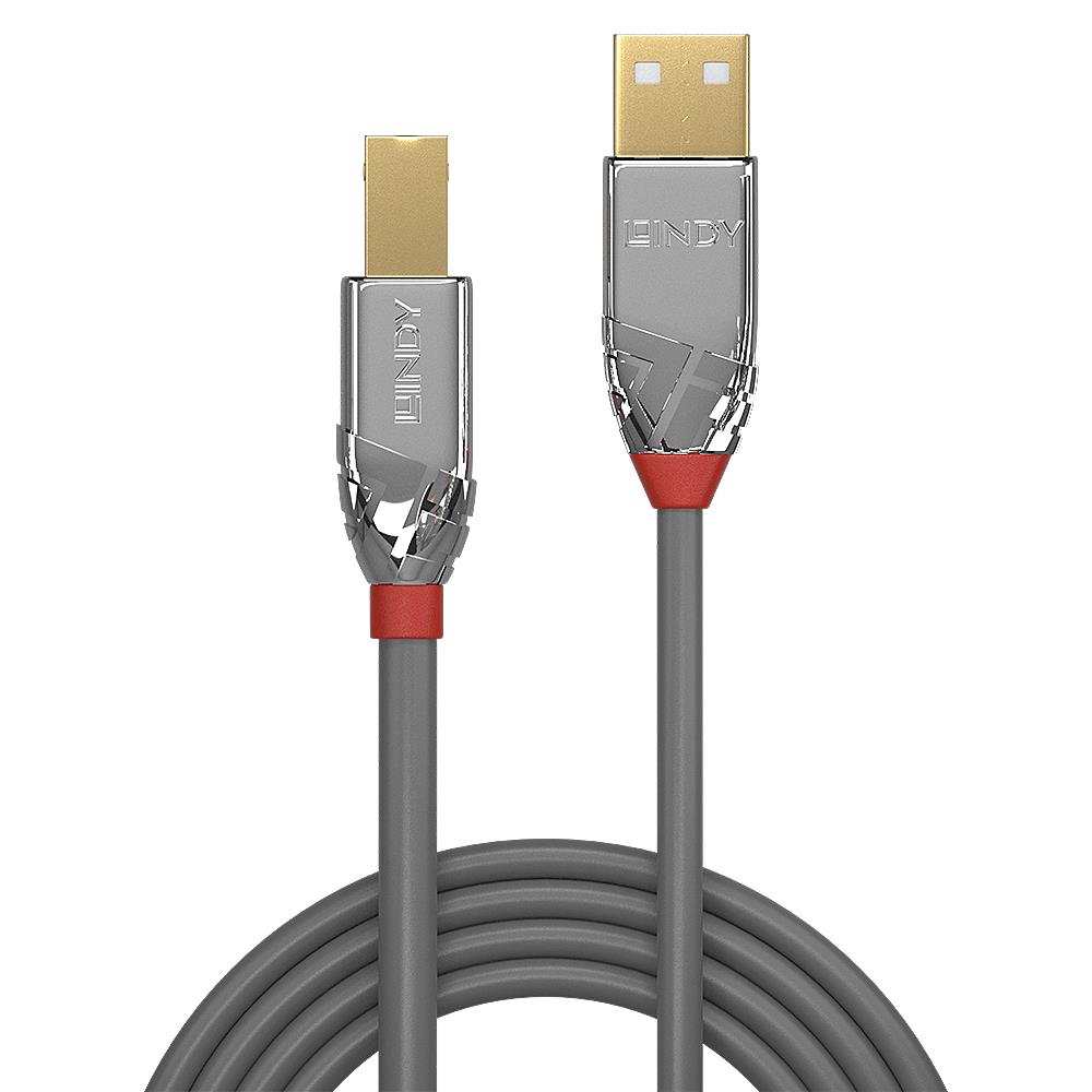 CABLE USB2 A-B 2M/CROMO 36642 LINDY