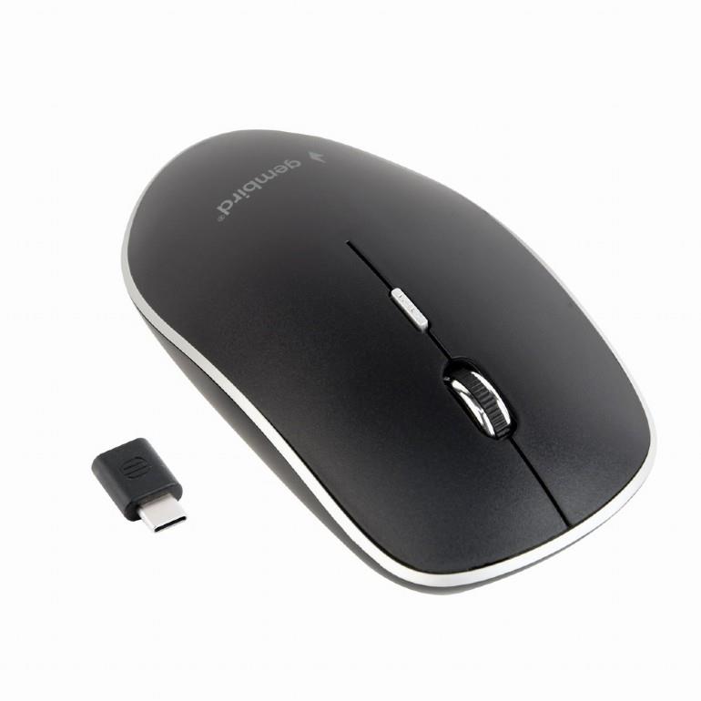 MOUSE USB-C OPTICAL WRL BLACK/SILENT MUSW-4BSC-01 GEMBIRD