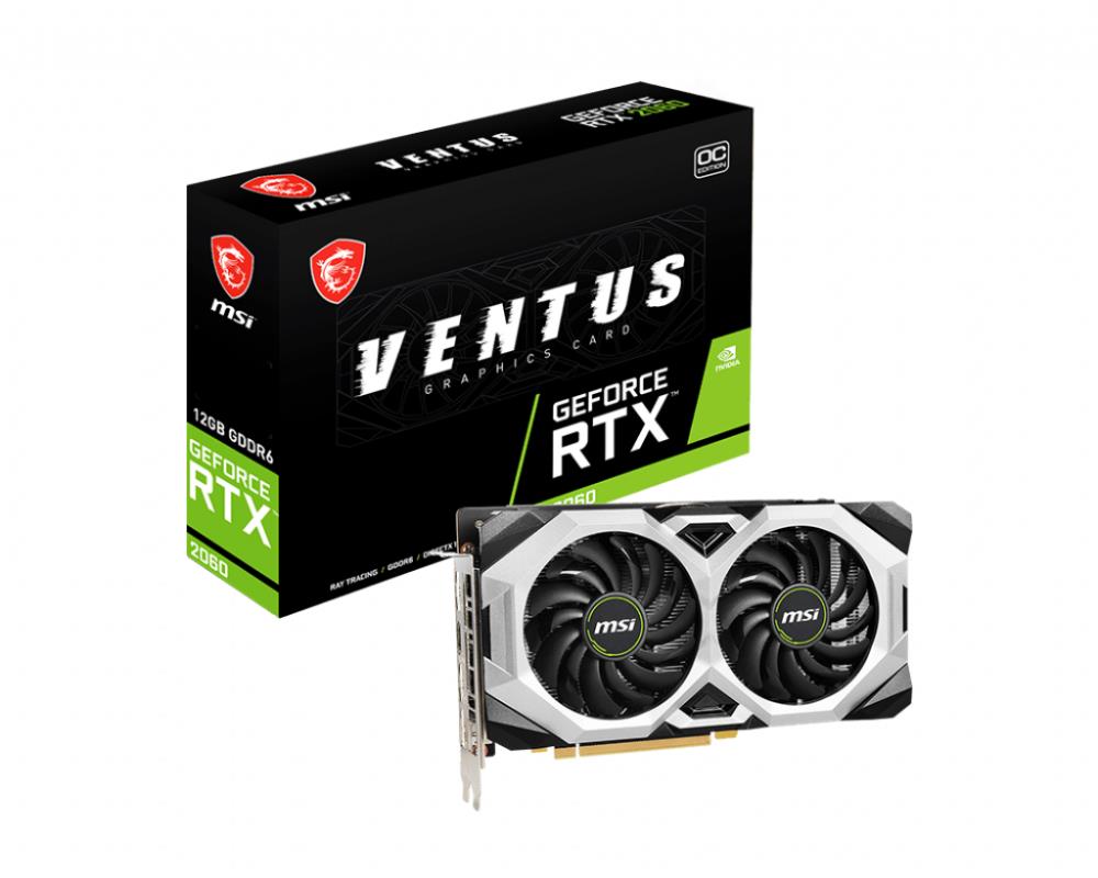 Graphics Card MSI NVIDIA GeForce RTX 2060 12 GB