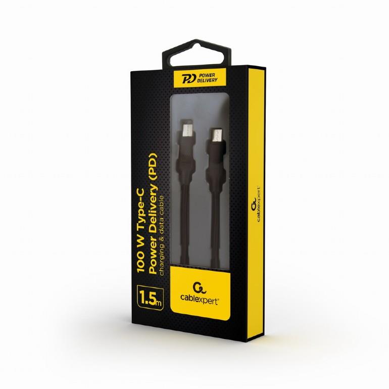 CABLE USB-C PD 1.5M/CC-USB2-CMCM100-1.5M GEMBIRD