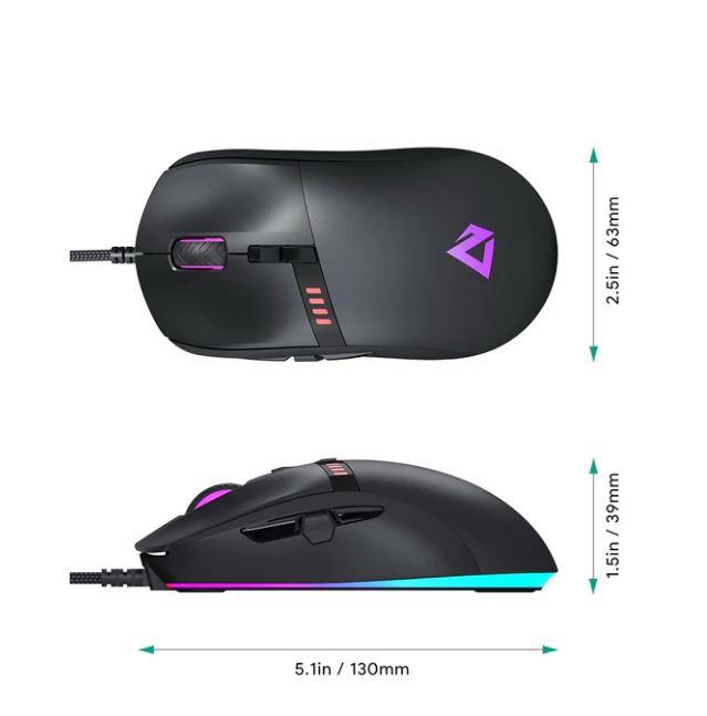 MOUSE USB OPTICAL GM-F4/GAMING ITAN1011055A AUKEY