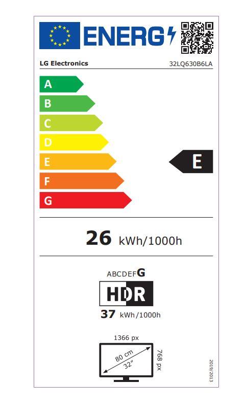 LG 32" HD 1366x768