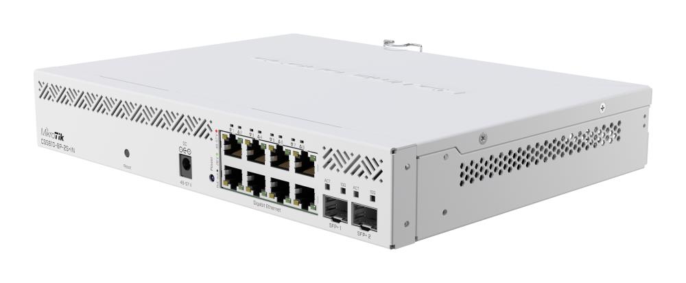 MIKROTIK 8x10Base-T / 100Base-TX / 1000Base-T 2xSFP+ CSS610-8P-2S+IN