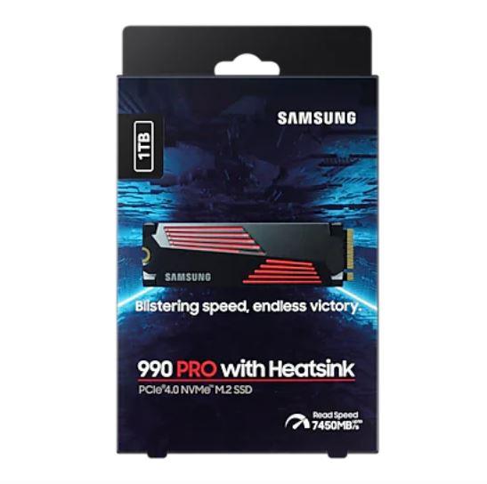 SAMSUNG 990 PRO with Heatsink 1TB M.2