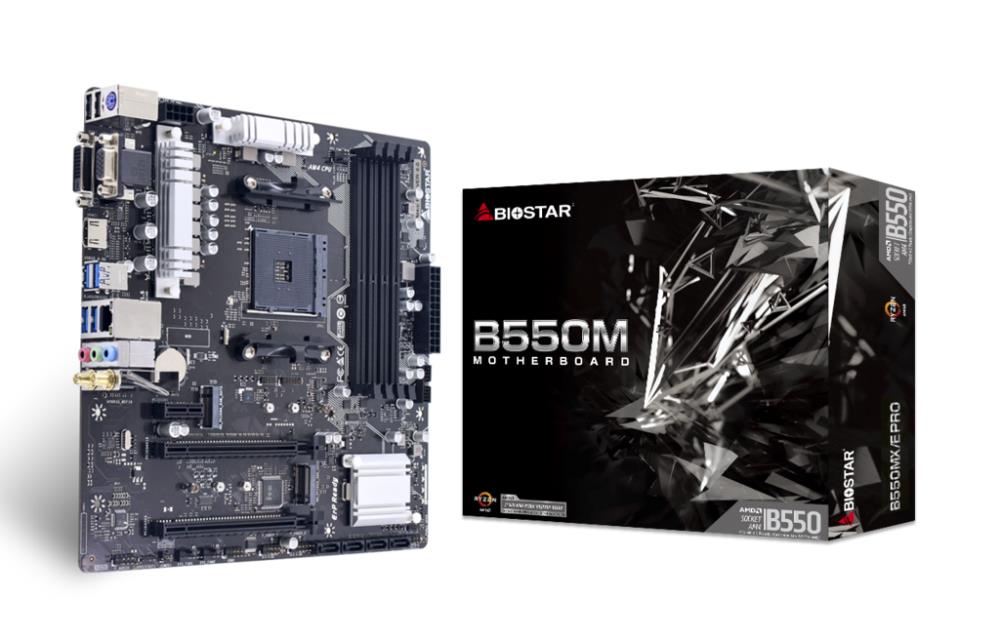 BIOSTAR AMD B550 SAM4 MicroATX