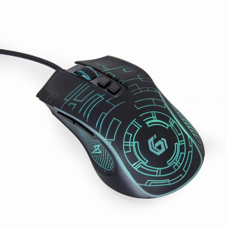 MOUSE USB OPTICAL GAMING/BLACK MUSG-RGB-01 GEMBIRD