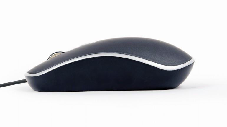 MOUSE USB OPTICAL BLACK/SILVER/MUS-4B-06-BS GEMBIRD