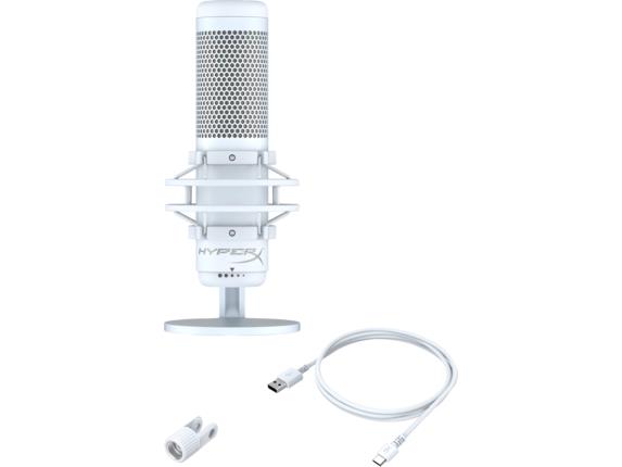 MICROPHONE HYPERX QUADCAST S/WHITE 519P0AA HYPERX