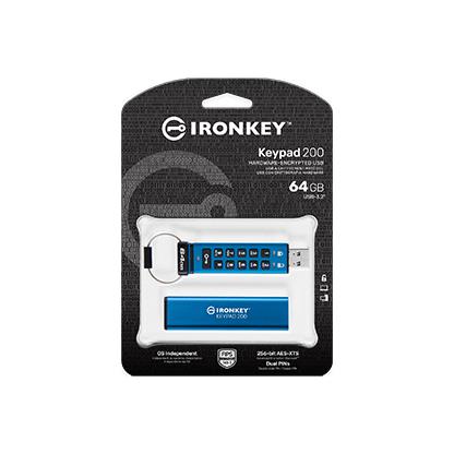 MEMORY DRIVE FLASH USB3.2/64GB IKKP200/64GB KINGSTON